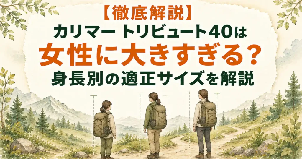 カリマー トリビュート40 女性