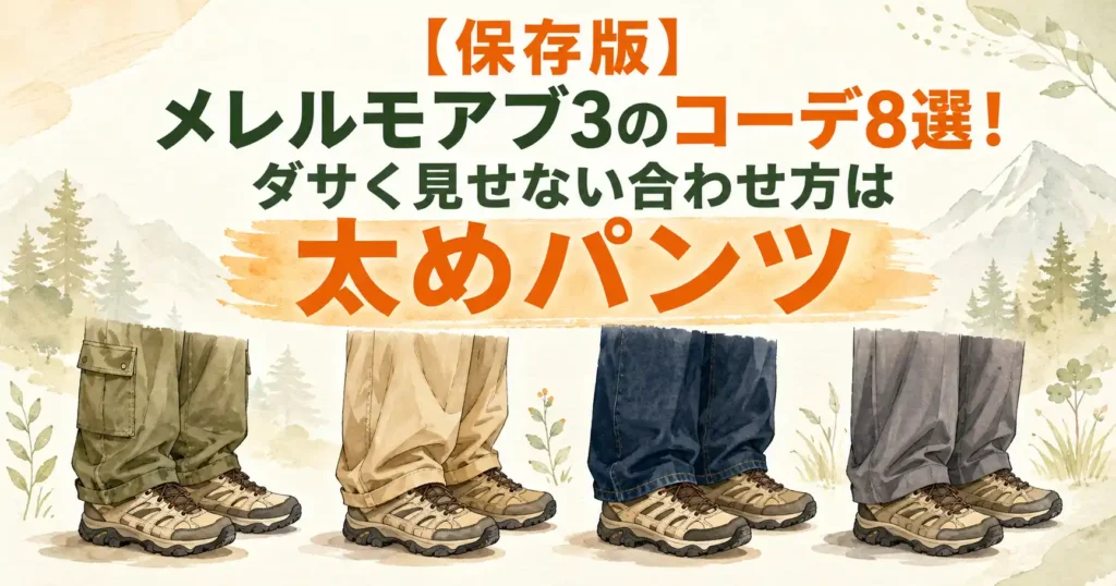 メレルモアブ3 コーデ
