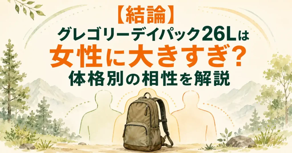 グレゴリー デイパック 26l 女性