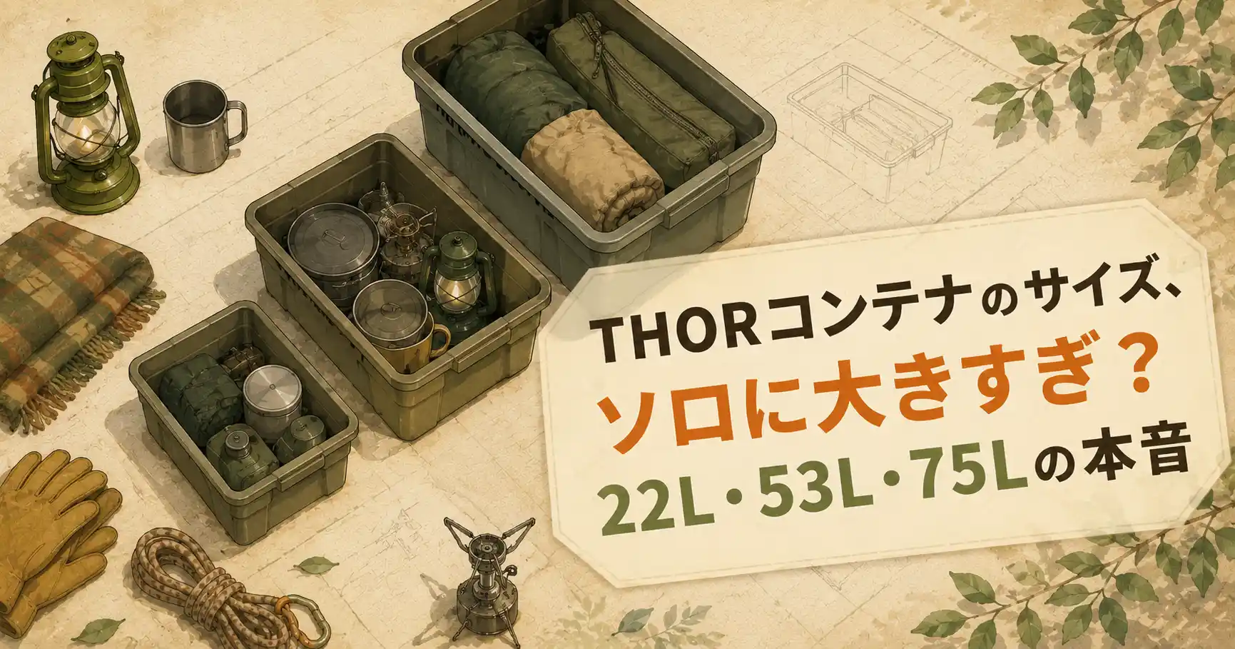 thorコンテナ サイズ