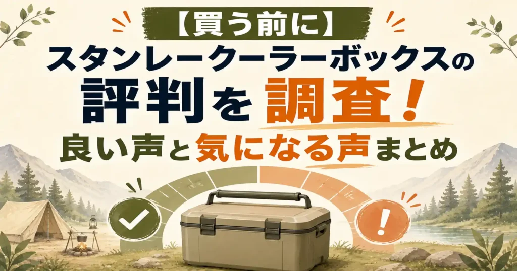 スタンレー クーラーボックス 評判