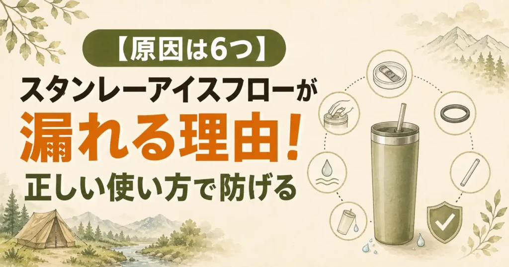 スタンレー アイスフロー 漏れる
