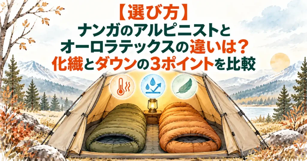 ナンガ アルピニスト 違い