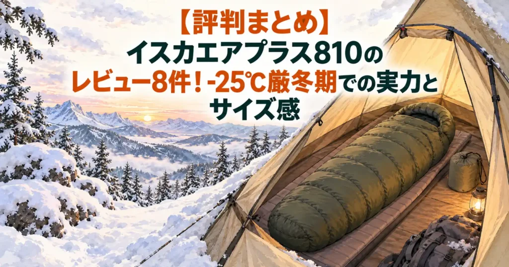イスカ エアプラス 810 レビュー