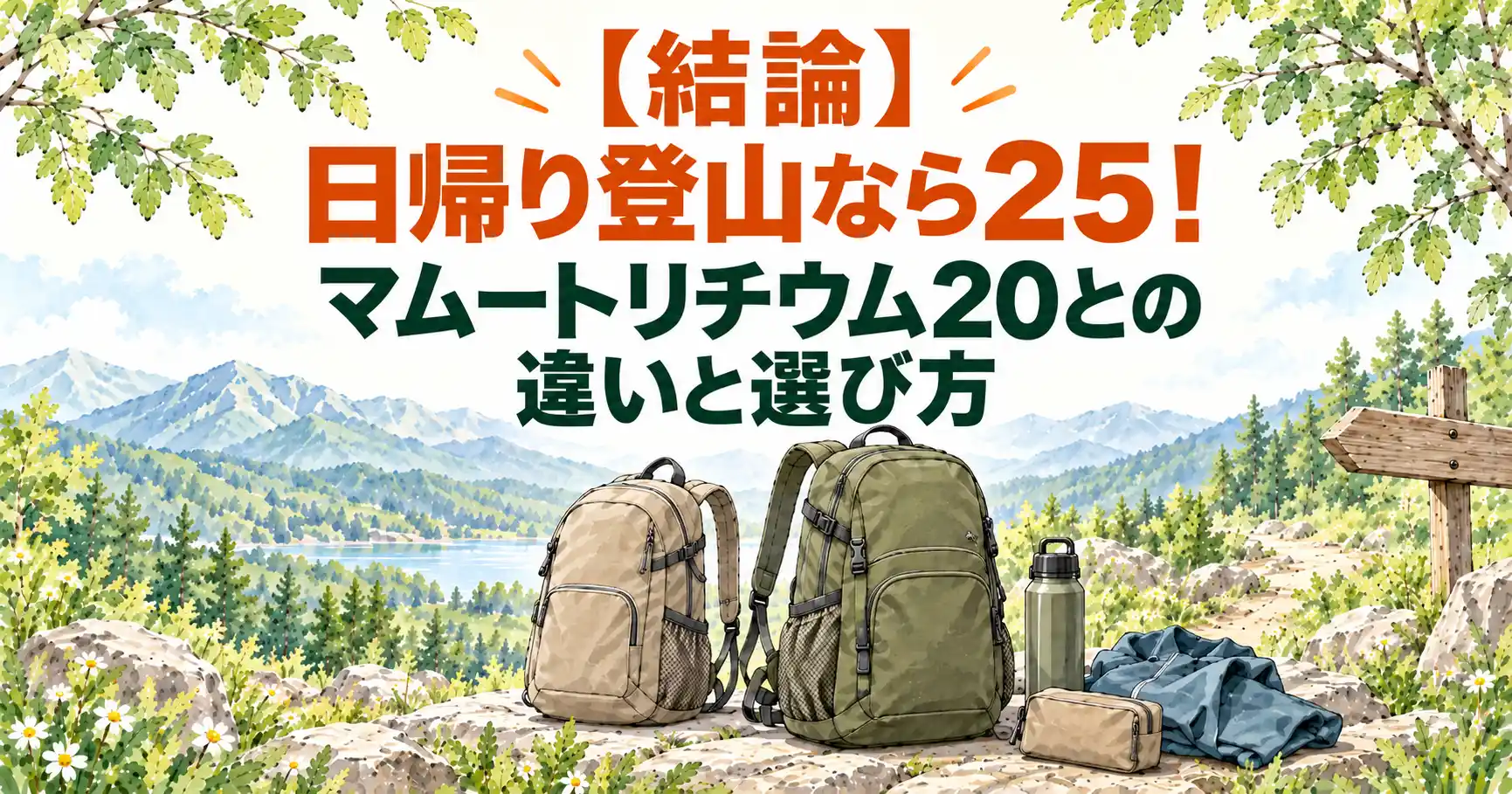 マムート リチウム20 25 違い